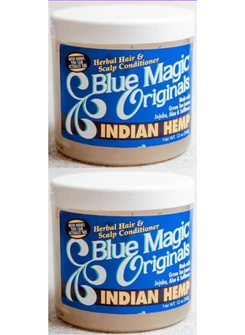 بلو ماجيك سحر أزرق هندي أصلي 340 غرام قطعتان - Image 1